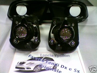 Fendi Ypsilon Dx e Sx Lancia Y  2006 + Supporti Faretti Faretti 2 Pezzi Faretto - Immagine 1 di 2