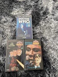 3 X Dr Who VHS Tapes - Picture 1 of 4