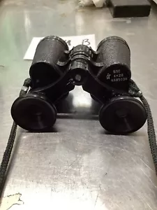 Rare Vintage USSR KOMZ Binoculars BPS 4x20 6605036 with Leather Case Black - Picture 1 of 4