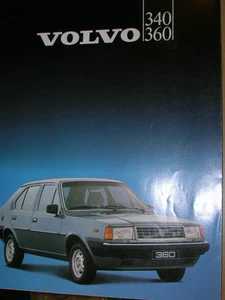 BROCHURE VOLVO 340 360  MODELE  FRANCAIS 1983 - Imagen 1 de 1