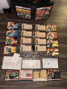 1980’s gi joe lot w/ arms, x2 ID Card & Collectors Vitrine • OG Recipt! - Bild 1 von 24