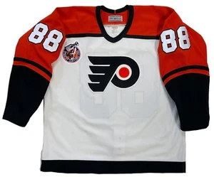 ERIC LINDROS PHILADELPHIA FLYERS AUTHENTIC CCM ROOKIE JERSEY SIZE 52 - Picture 1 of 5