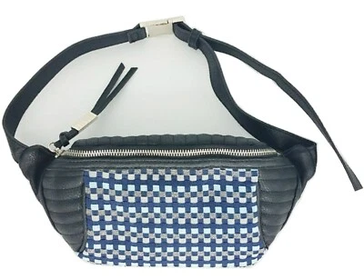 Riñonera tejida Steven by Steve Madden - negra/azul  Foto 1 de 2