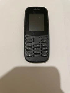 Nokia 105 - Black (Unlocked) Mobile Phone Boxed - Afbeelding 1 van 6