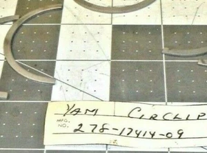 YAMAHA TZ250H RACER 278-17414 GROOVED BEARING CLIP 1 QUANTITY OEM FREE SHIPPING - Picture 1 of 1