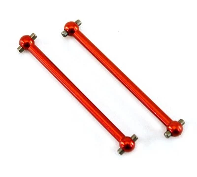 HSP M608 Red Aluminum Dogbone Driveshaft for Redcat Volcano18 Himoto E18XBL - Image 1 of 2