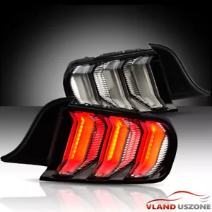 Luces traseras transparentes estilo EURO 5 modos para Ford Mustang 2015-2022 con L+R secuencial - Imagen 1 de 12