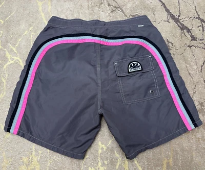 Rainbow Sundek 28 Long Beach Board Shorts Swim Trunks Bath Suit Gray Size 28 S - Image 1 of 4