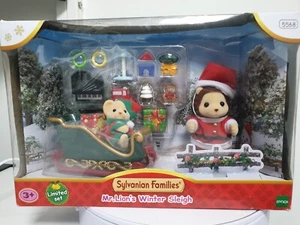 Sylvanian Families Calico Critters Mr. Lion's Winter Sleigh Limited Edition - Picture 1 of 2