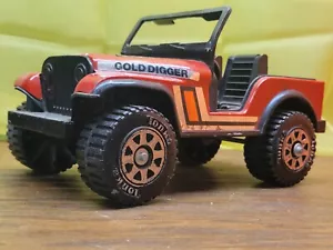 Vintage 1980er Jahre rot TONKA Gold Bagger Jeep 4X4 10"" erstaunlich - Bild 1 von 19