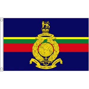 British Army Royal Marines Regimental Flag UK - Picture 1 of 1