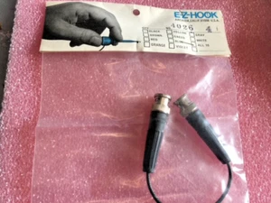 Conjunto de cable de prueba coaxial BNC macho RG174/U - BNC macho a macho E-Z-HOOK 4026 4" - Imagen 1 de 5