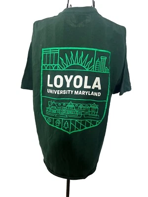 LOYOLA UNIVERSITY MARYLAND Shirt Adult Medium Baltimore MD College/ Small Stain - Image 1 of 4