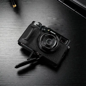Genuine Leather X100VI Camera Case Half Body For Fujifilm X100VI Handmade Bagh0 - Picture 1 of 23