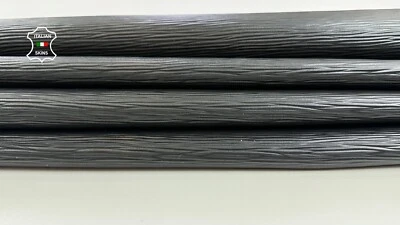 NEGRO EPI LV Texturizado Piel de Cordero Cuero de Oveja 2 Pieles 12sqf 0.7mm #A7394 Foto 1 de 4