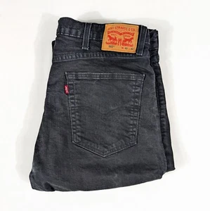 Levi's 502 Men's Jeans Denim 40 x 31 40W 31L Straight Regular Fit Black Levis - Picture 1 of 18