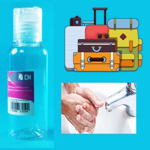 3 Bottiglietta Tappo Bottiglia Da Viaggio Sapone Crema 50 Ml Borsa Igiene 703 - Foto 1 di 1