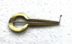 Jew's Harp Round Professional Brass Morchang Jawharp Folk Musical Instrument - Picture 1 of 6