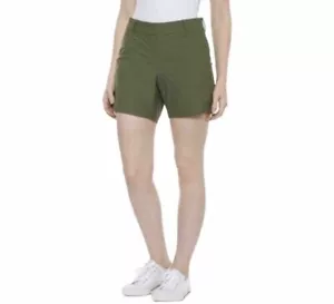 Pantalones cortos de golf elásticos para mujer Spanx Sunshine 6" verde oliva UPF 50+ talla M - Imagen 1 de 17