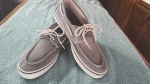 Sperry Top Sider Mens Canvas Boat Shoes Size 10.5 - Picture 1 of 10