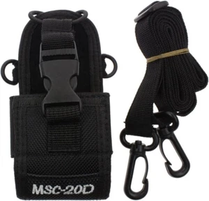 Neu Multifunktion schwarz MSC-20D Nylon Tasche Etui Holster Etui für Motorola Radio - Bild 1 von 5