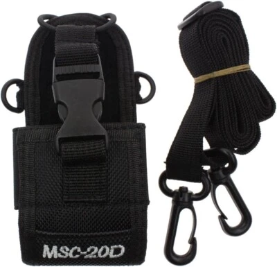 NEW CASE New Multi-Function Black MSC-20D Nylon Bag Pouch Holster Case for Motorola Radio