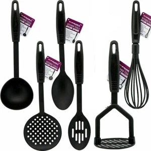 6pcs Kitchen Utensil Set Non-Stick BLACK - Picture 1 of 1