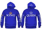 King and Queen Couple matching funny cute Hood Pull Over