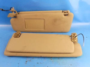 PORSCHE Cayenne 955 9PA Sonnenblenden Sonnenblende links rechts sandbeige - Picture 1 of 8