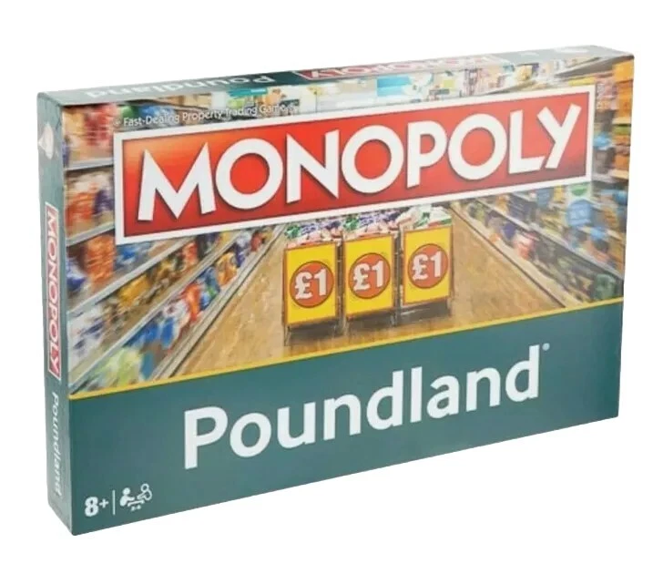Monopoly Poundland Edition Board Game 2021 Hasbro Winning Moves VGC