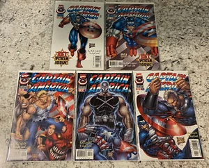 1996 Marvel Comic Captain America 1-4 1 2 3 4 + 1B Variant All NM-/NM Condition - Picture 1 of 6