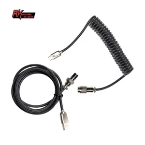 RK ROYAL KLUDGE Tastiera da Gioco Meccanica Avvolto Cavo USB Alta Qualità - Foto 1 di 18