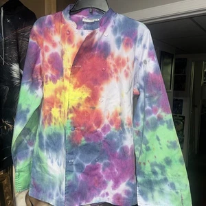 Chef Works Tie Dye Chef Jacket size small. New without tags.  - Picture 1 of 9