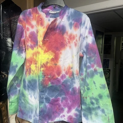 Chef Works Tie Dye Chef Jacket size small. New without tags.  - Image 1 of 4
