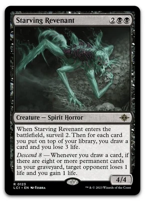 Starving Revenant #123 (LP) Lost Caverns of Ixalan LCI Magic MTG - Image 1 of 2