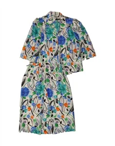 VINTAGE Womens 2 Piece Skirt Set EU 38 Medium W28 Multicoloured Floral AL02 - Picture 1 of 6