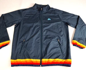 ALDI Size L Large Jacket Windbreaker Blueberry Zippered Pockets Long Sleeve - Picture 1 of 16