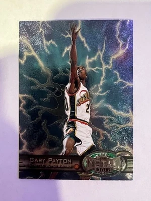 1997-98 Metal Universe #63 Gary Payton - Image 1 of 3