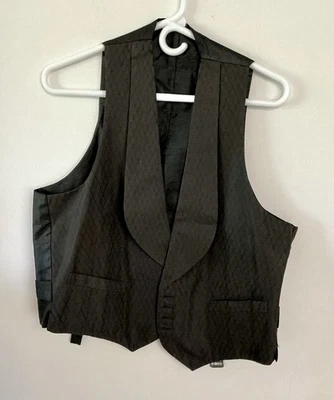 "Antiguo chaleco abrigo cintura fina vintage años 30 calidad museo NRA bonito Ch 38""" Foto 1 de 4