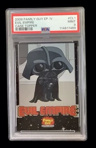 2008 family guy #CL1 stewie griffin; darth vader SSP star wars PSA 9 (POP 1, 0^) - Picture 1 of 2