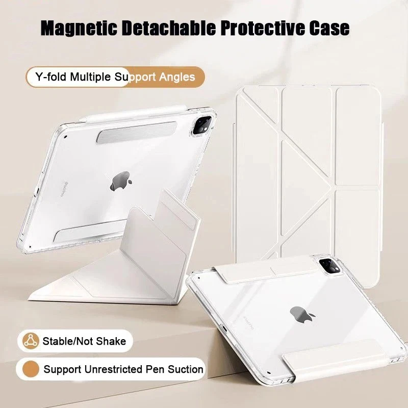 Funda protectora magnética extraíble con soporte a prueba de golpes para iPad 7/8º 9º 10º 11º Gen Foto 1 de 4