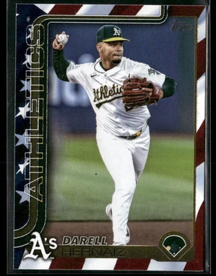 2025 Topps Series 2 Darell Hernaiz #695 Independence Day 14/76 - Image 1 of 2