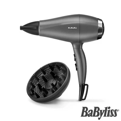 BaByliss Italian Light Weight Pro Hair Dryer With Diffuser and Slim Nozzle 5916U - Image 1 of 4