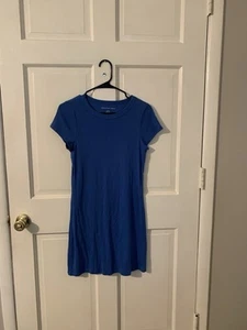 Neu mit Etikett American Eagle royalblaues kurzes figurbetontes T-Shirt Kleid Größe Medium - Bild 1 von 8