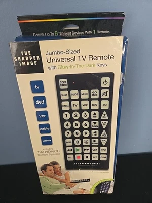 The Sharper Image Jumbo Universal Remote Glow In The Dark Keys - Image 1 of 4