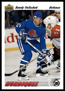 Randy Velischek 1991-92 cubierta superior #484 - Imagen 1 de 2