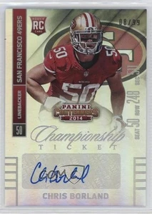 2014 Panini Contenders Championship Ticket /99 Chris Borland #113 Rookie Auto RC - Picture 1 of 3