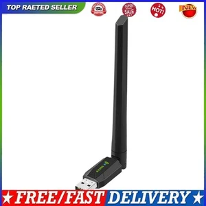 Récepteur de signal WIFI 6 WIFI pratique 2.4G 286Mbps noir AX286M pour Win7/10/11 - Photo 1/12