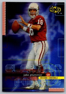 1999 UD Ionix Electric Forces Jake Plummer Arizona Cardinals #EF12 - Image 1 of 2