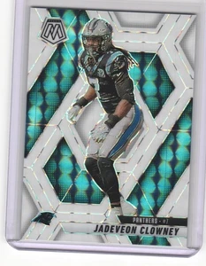 2025 Panini Mosaic White Prizm /25 Jadeveon Clowney Carolina Panthers  #163 - Picture 1 of 2